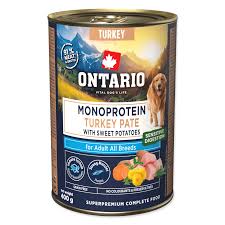 Konzervy pro psy Ontario